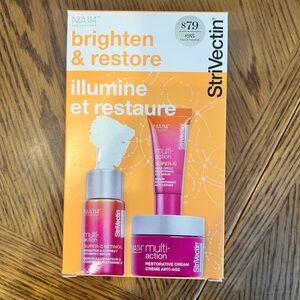 StriVectin Multi-Action Brighten & Restore Skincare Set new in box